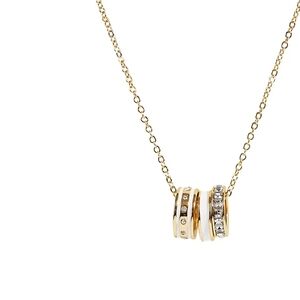 Elegant Gold and Silver Necklace